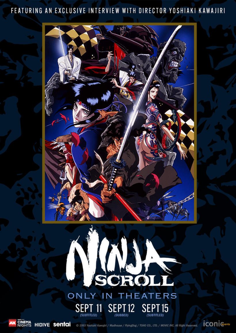 Axcn: Ninja Scroll 30th Anniversary Film Showtimes